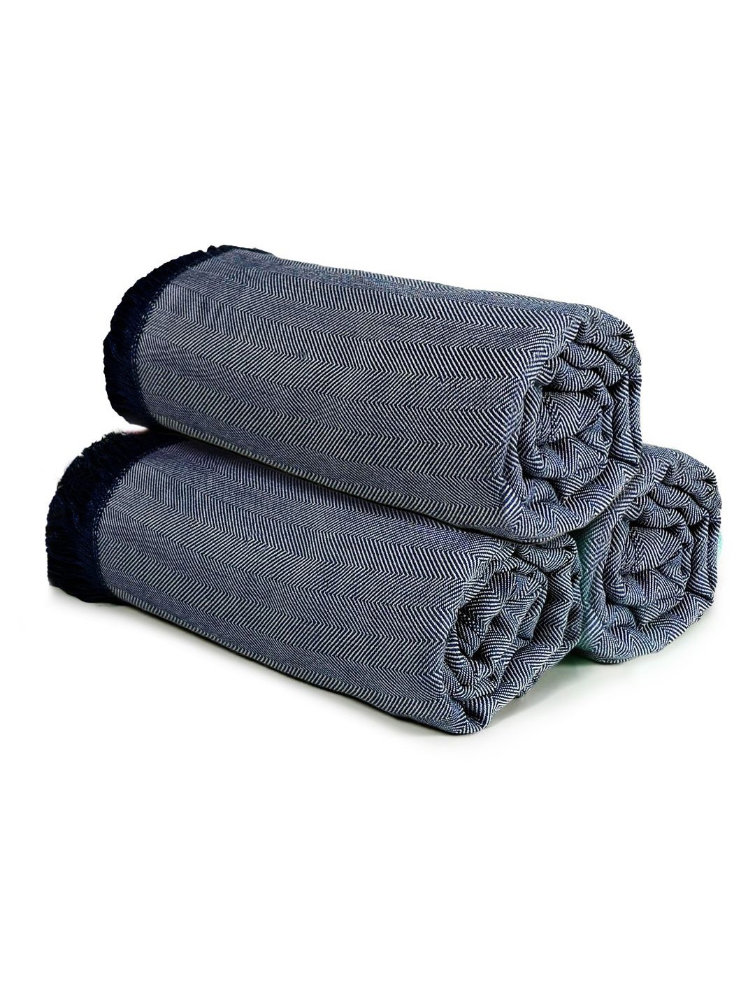 

Heelium Blue 3 Pieces Bamboo 250 GSM Bath Towels