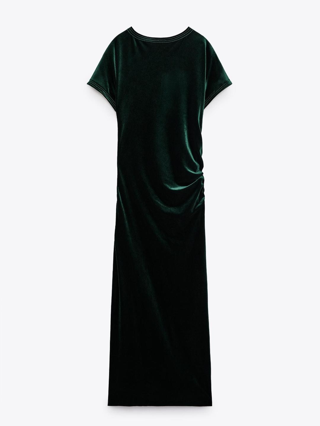 

ZARA Women Green Dress