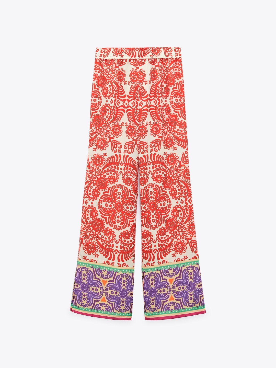 

ZARA Women Red Palazzos