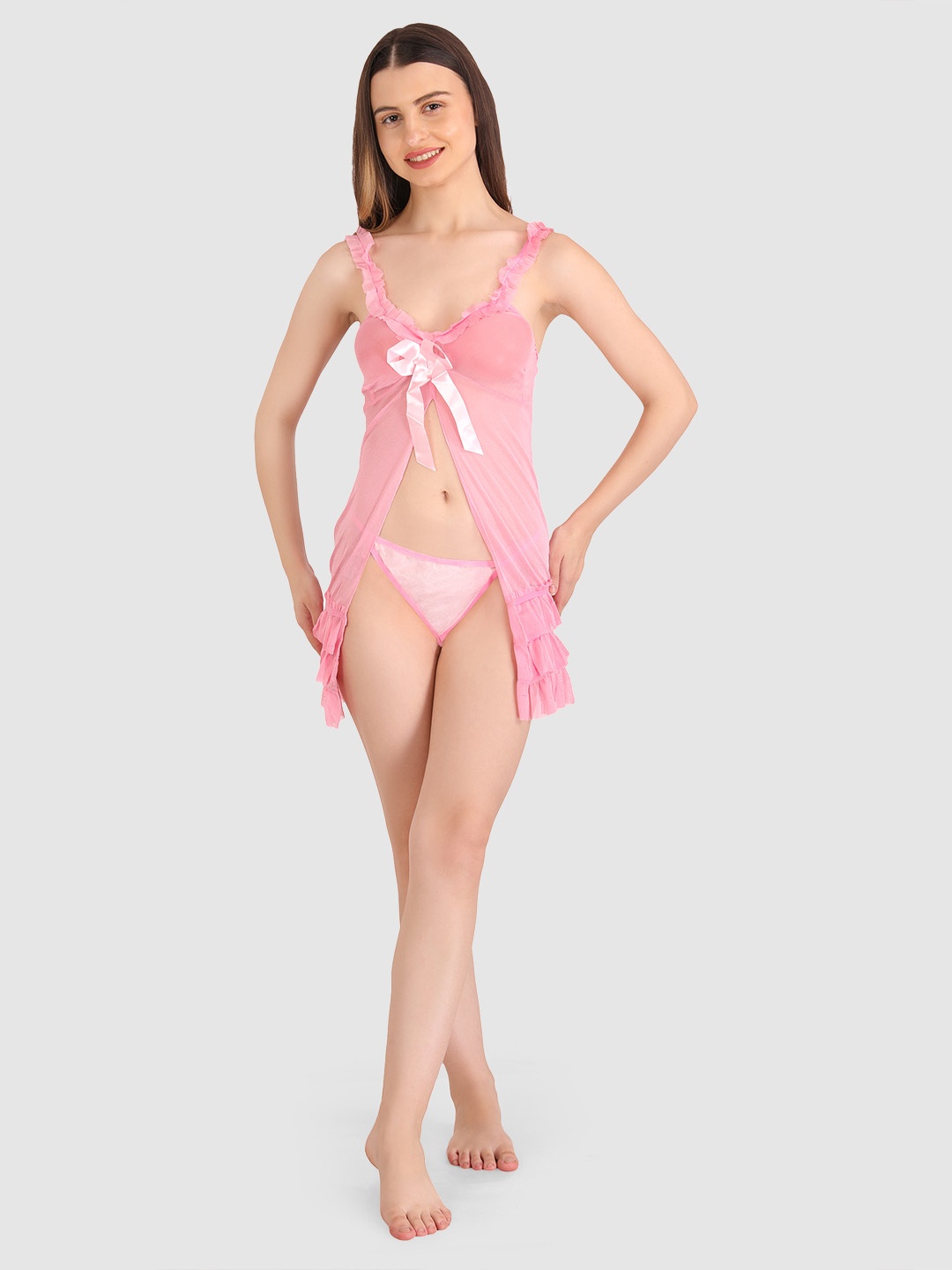 

BRACHY Net Baby Doll, Pink