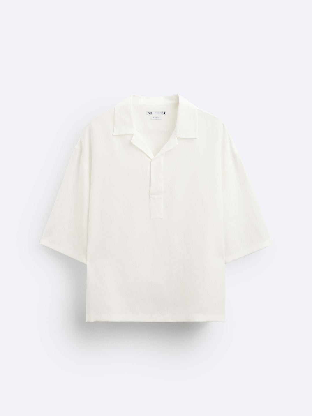 

ZARA Men White Shirts