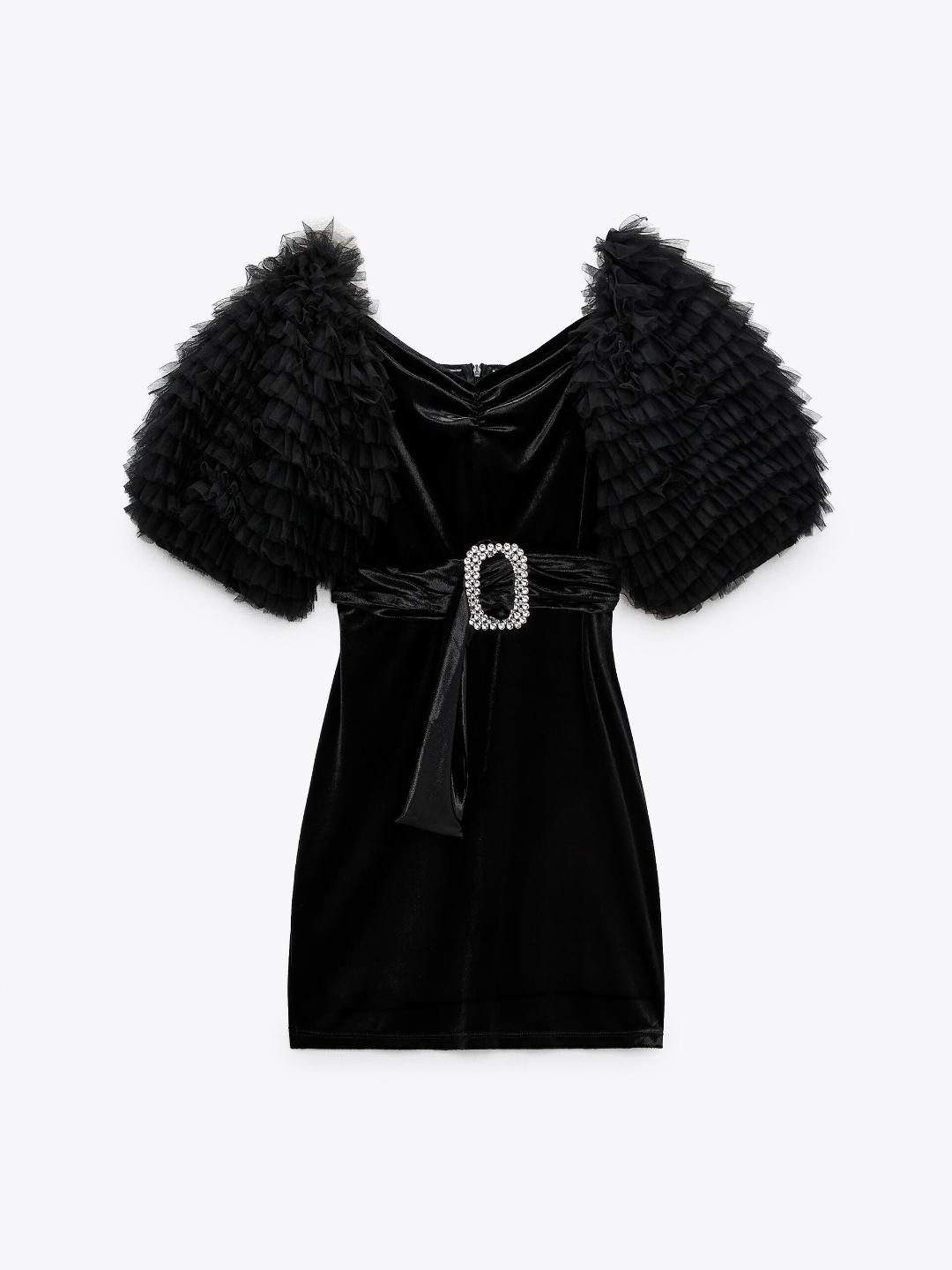 

ZARA Women Black Dress