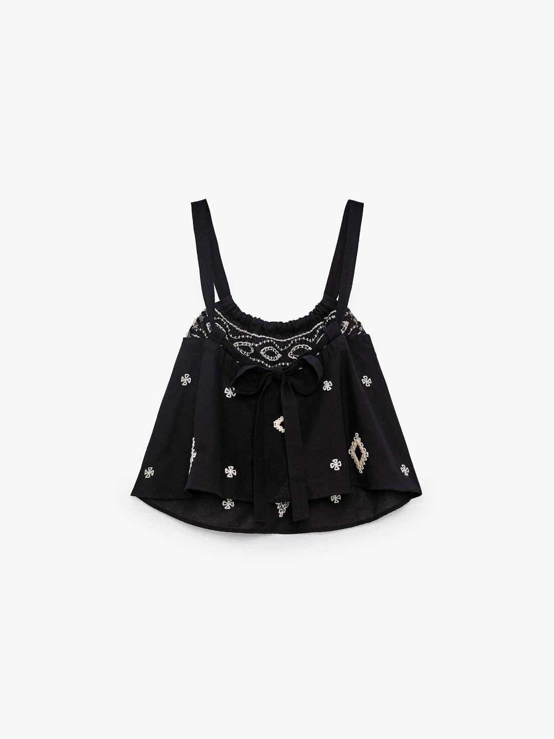 

ZARA Women Black Tops