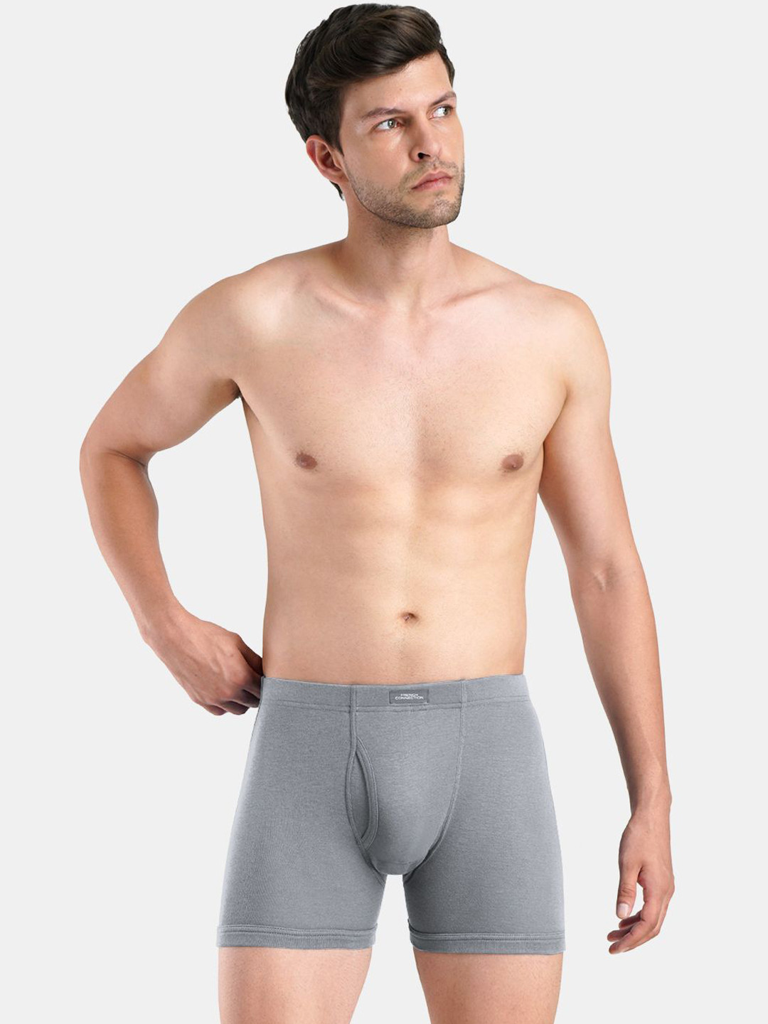 

French Connection Men Cotton Trunks OXFORDSLEETS, Grey
