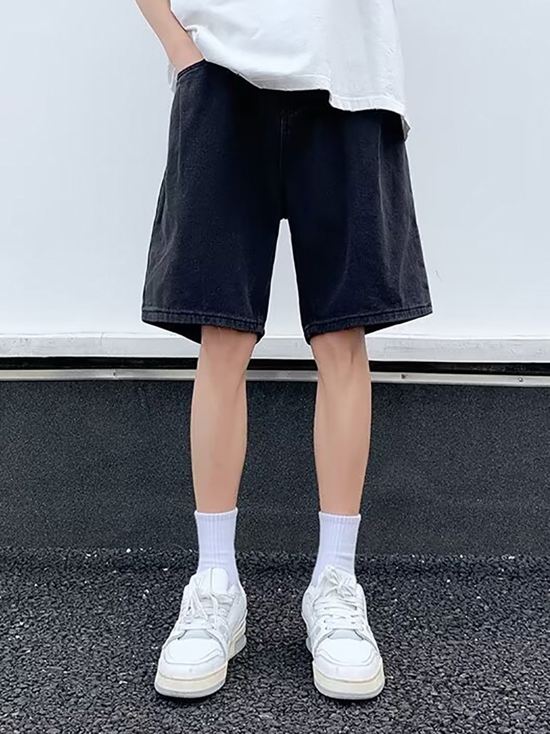 

StyleCast x Revolte Men Solid Mid-Rise Regular Shorts, Blue