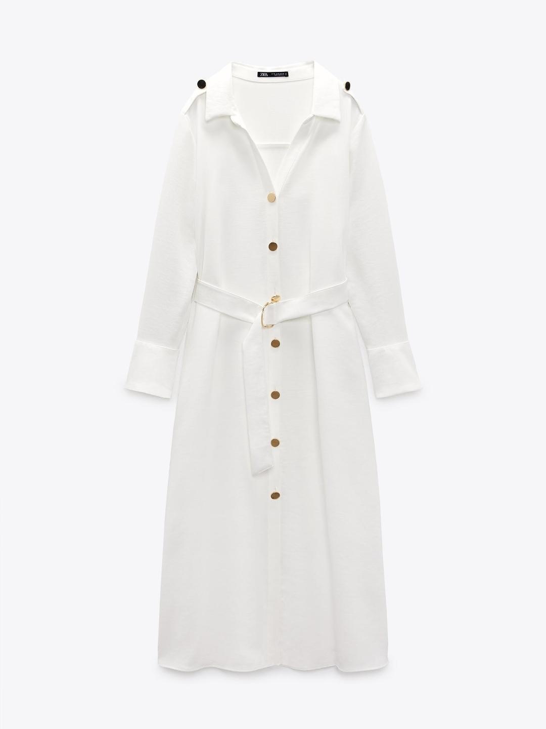 

ZARA Women White Dress