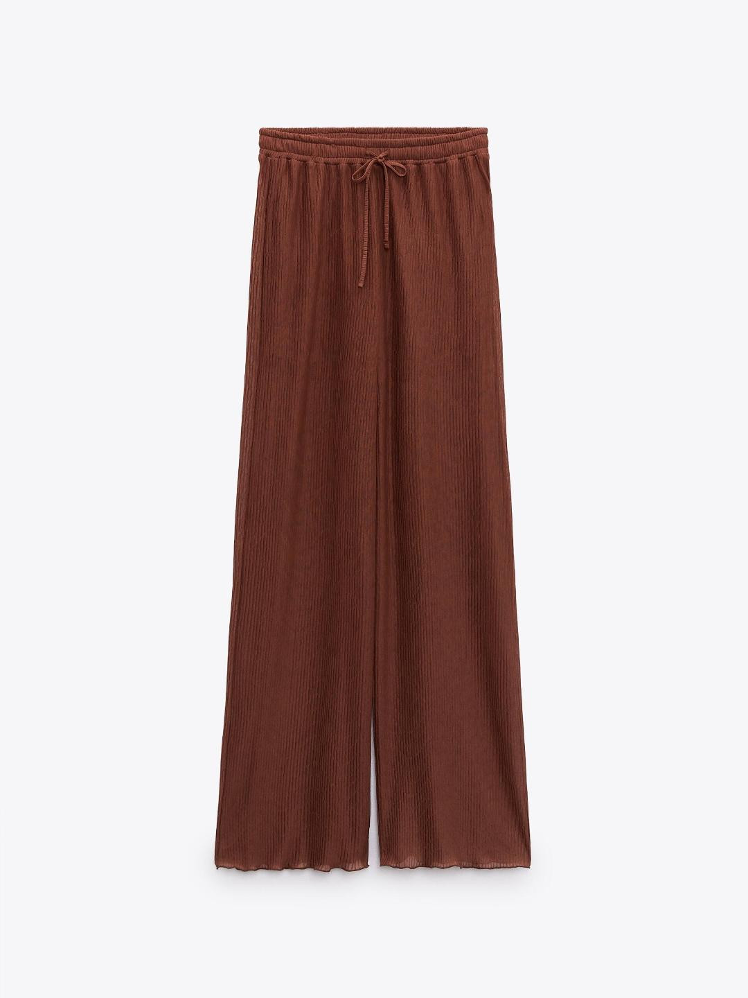 

ZARA Women Brown Trouser