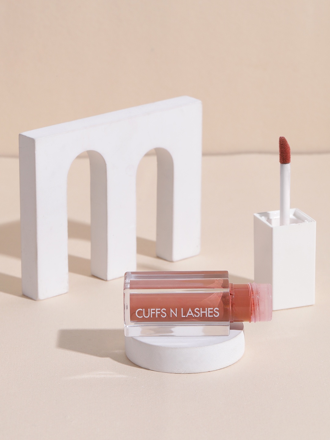 

CUFFS N LASHES Matte Non-Drying Liquid Lipstick 6ml - MLBB 19, Nude