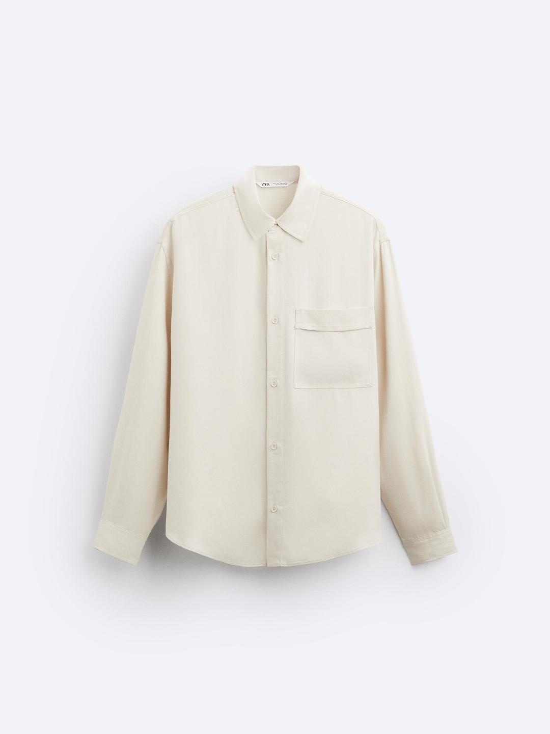 

ZARA Men Beige Shirts