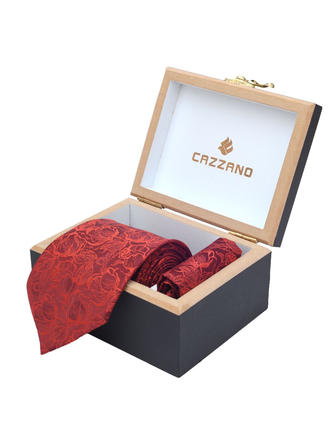 

Cazzano Men Accessory Gift Set of, Maroon