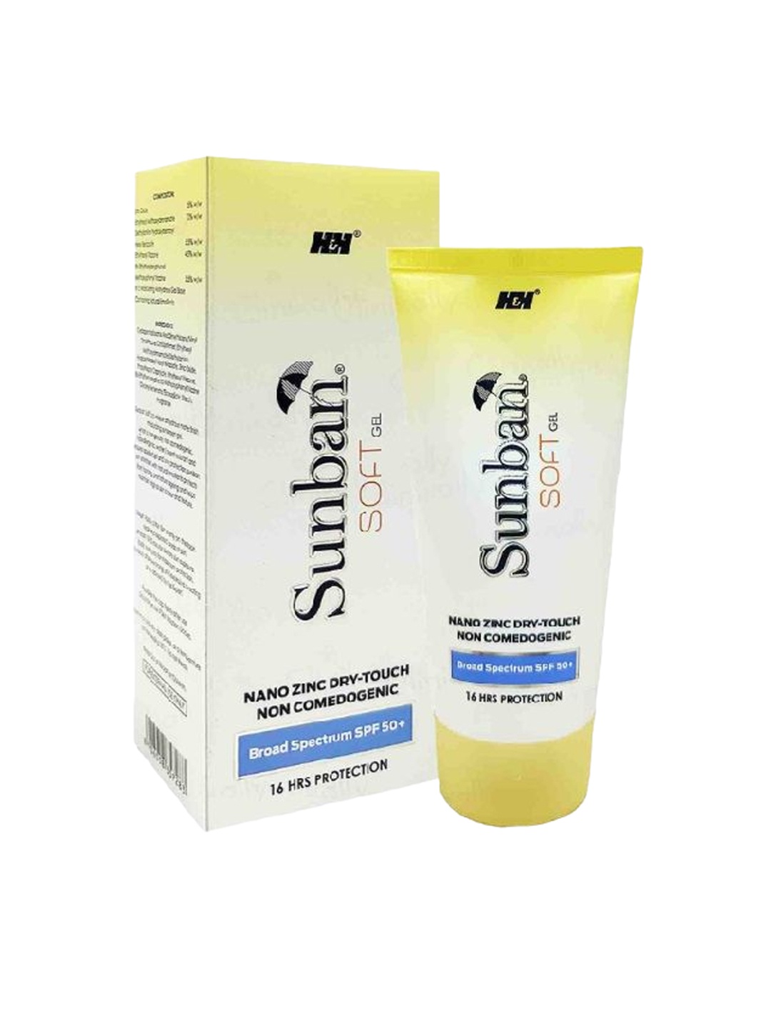 

SUNBAN Soft Nano Zinc Dry Touch Sunscreen Cream 75 g, White