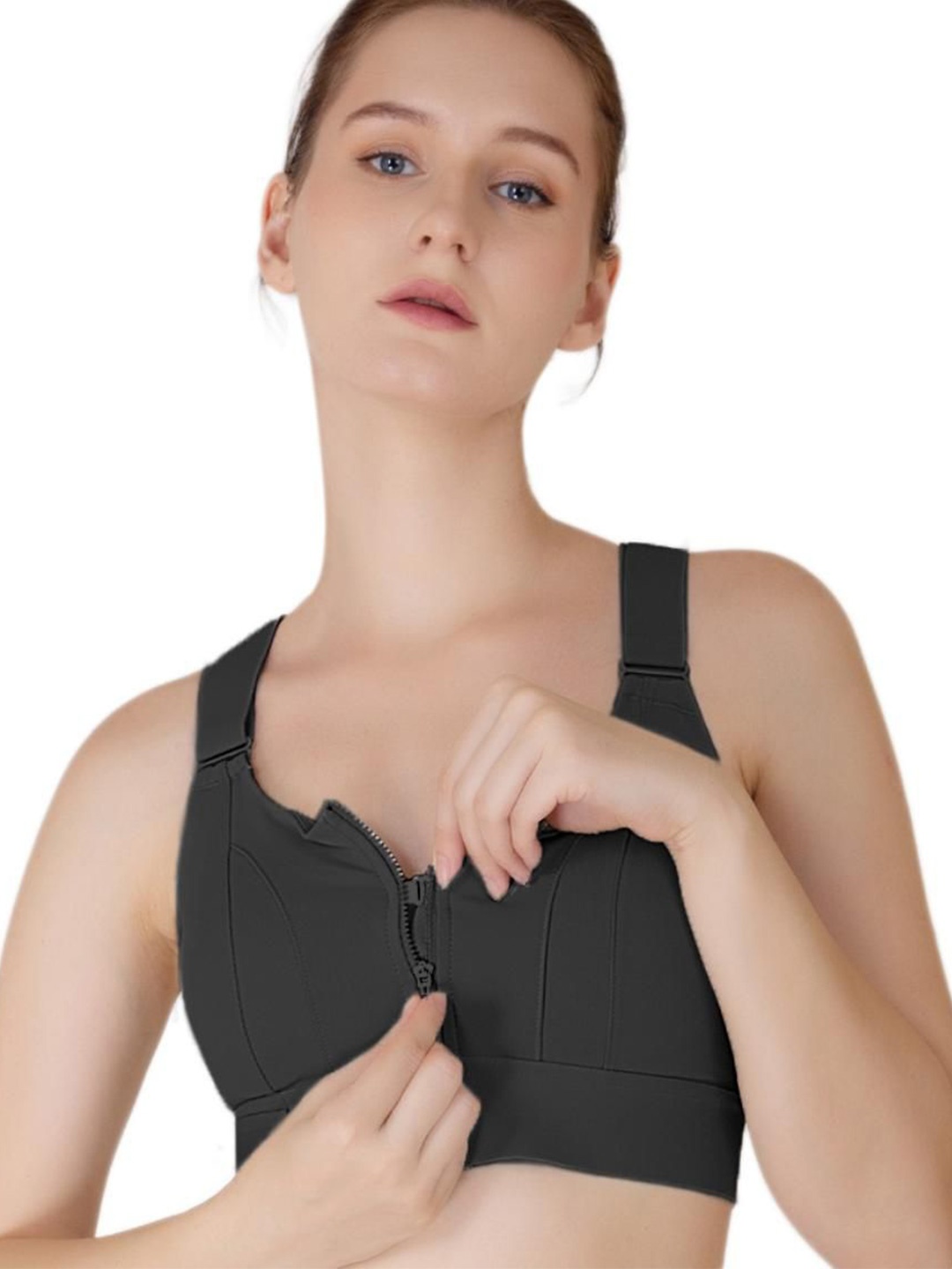 

Luella Full Coverage Lightly Padded Sports Bra, Black
