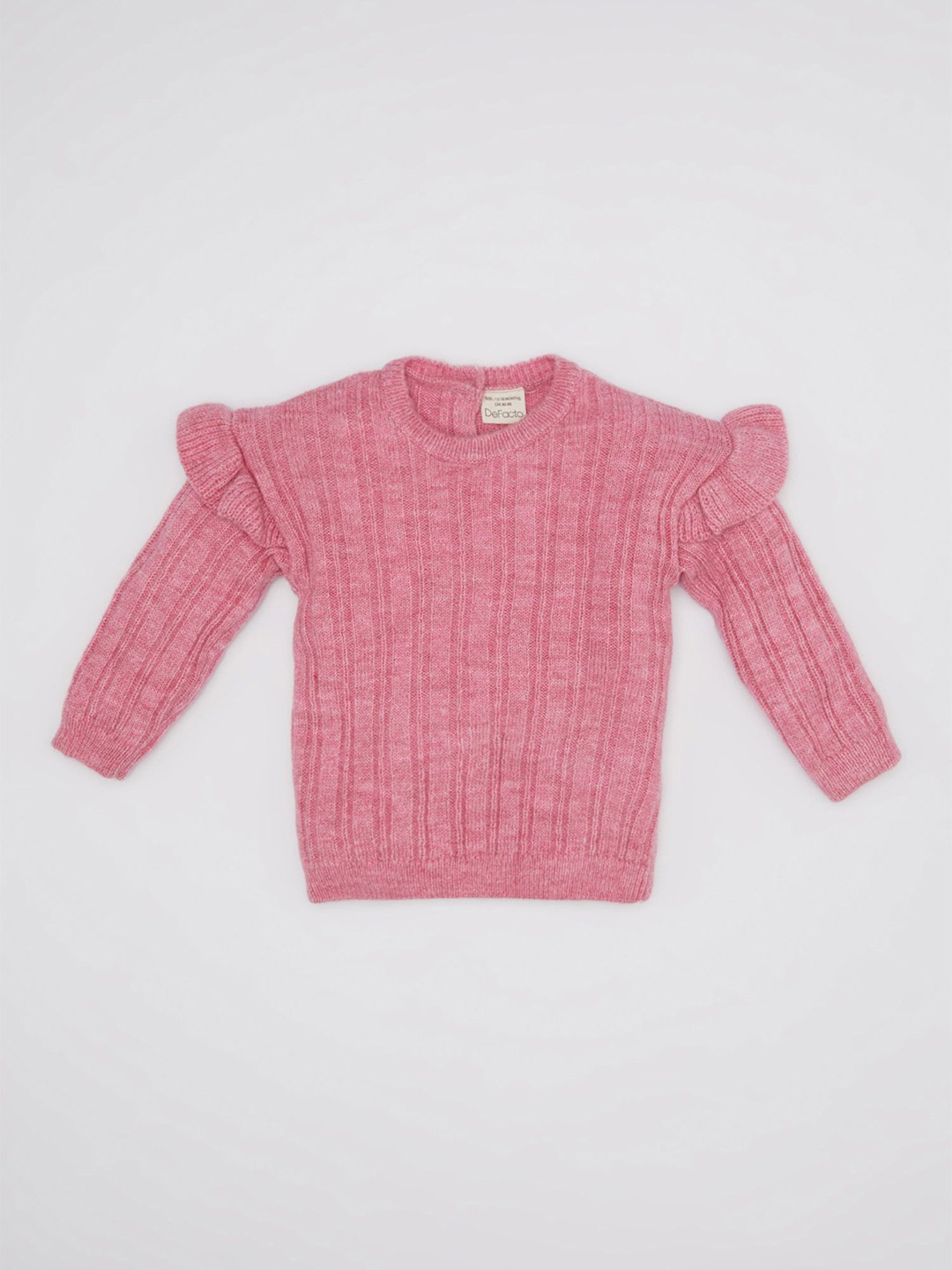 

DeFacto Girls Striped Pullover, Pink