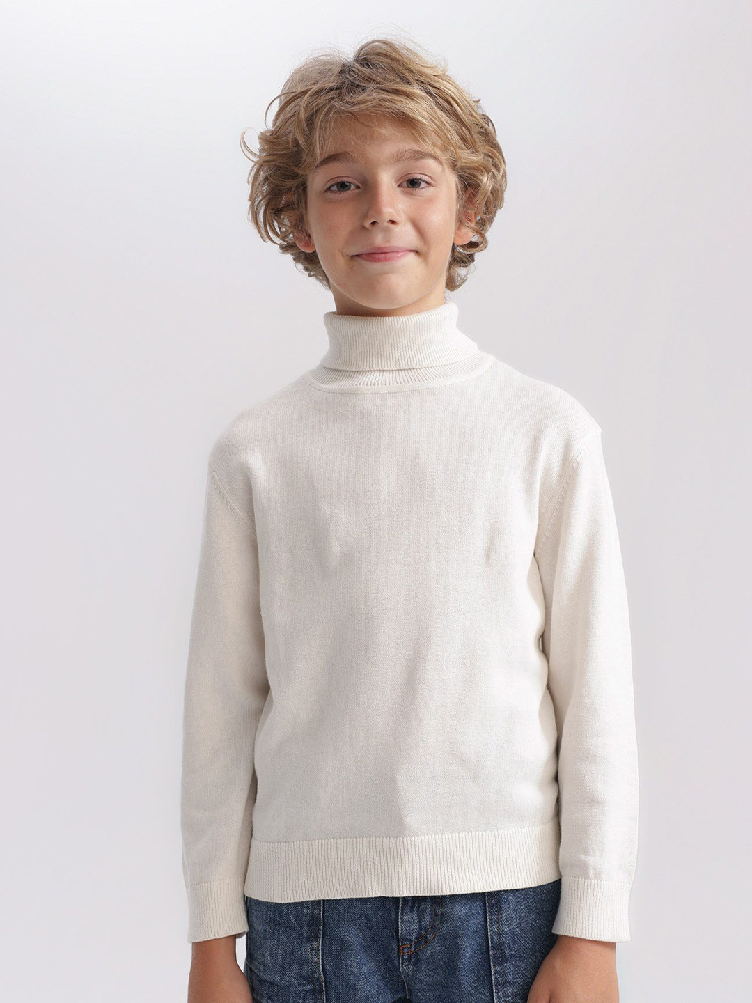 

DeFacto Boys Pullover, White