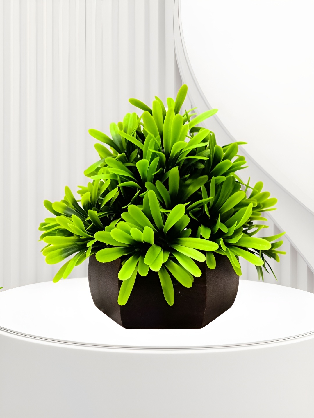 

fancy mart Green 1 Pieces Artificial Plant With Pot