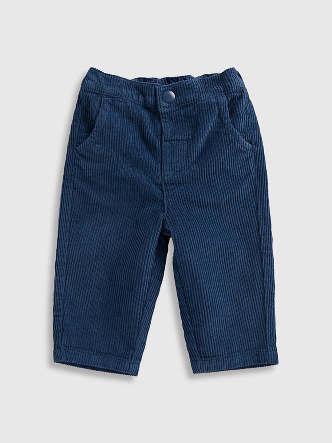 

mothercare Boys Solid Textured Smart Trousers, Blue