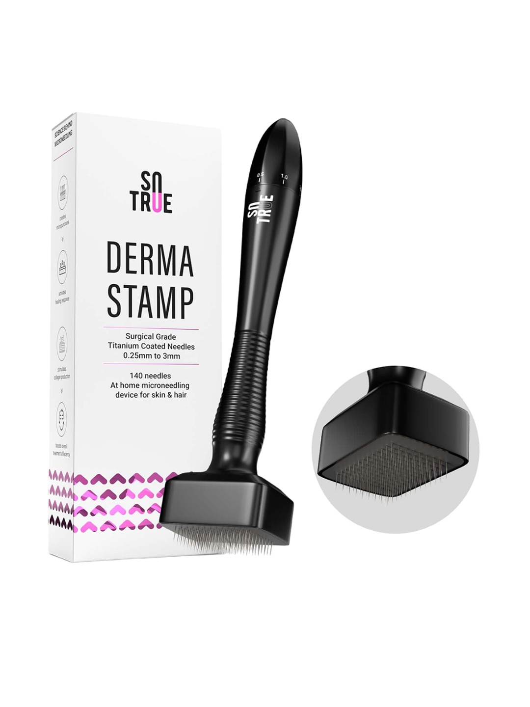 

SOTRUE Derma Stamp For Hair Growth, Black