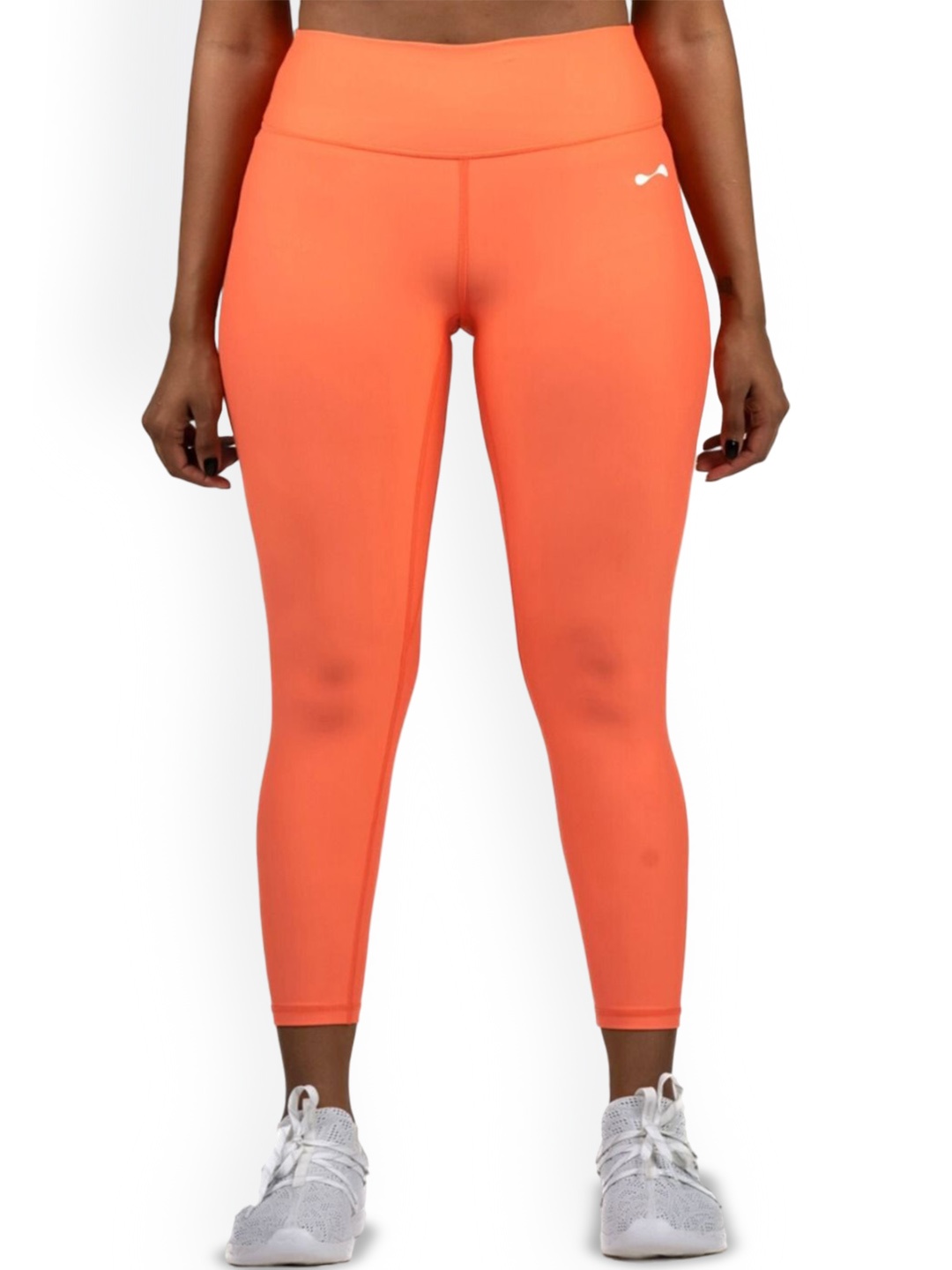 

POKABA Women Ankle-Length Gym Tights, Orange