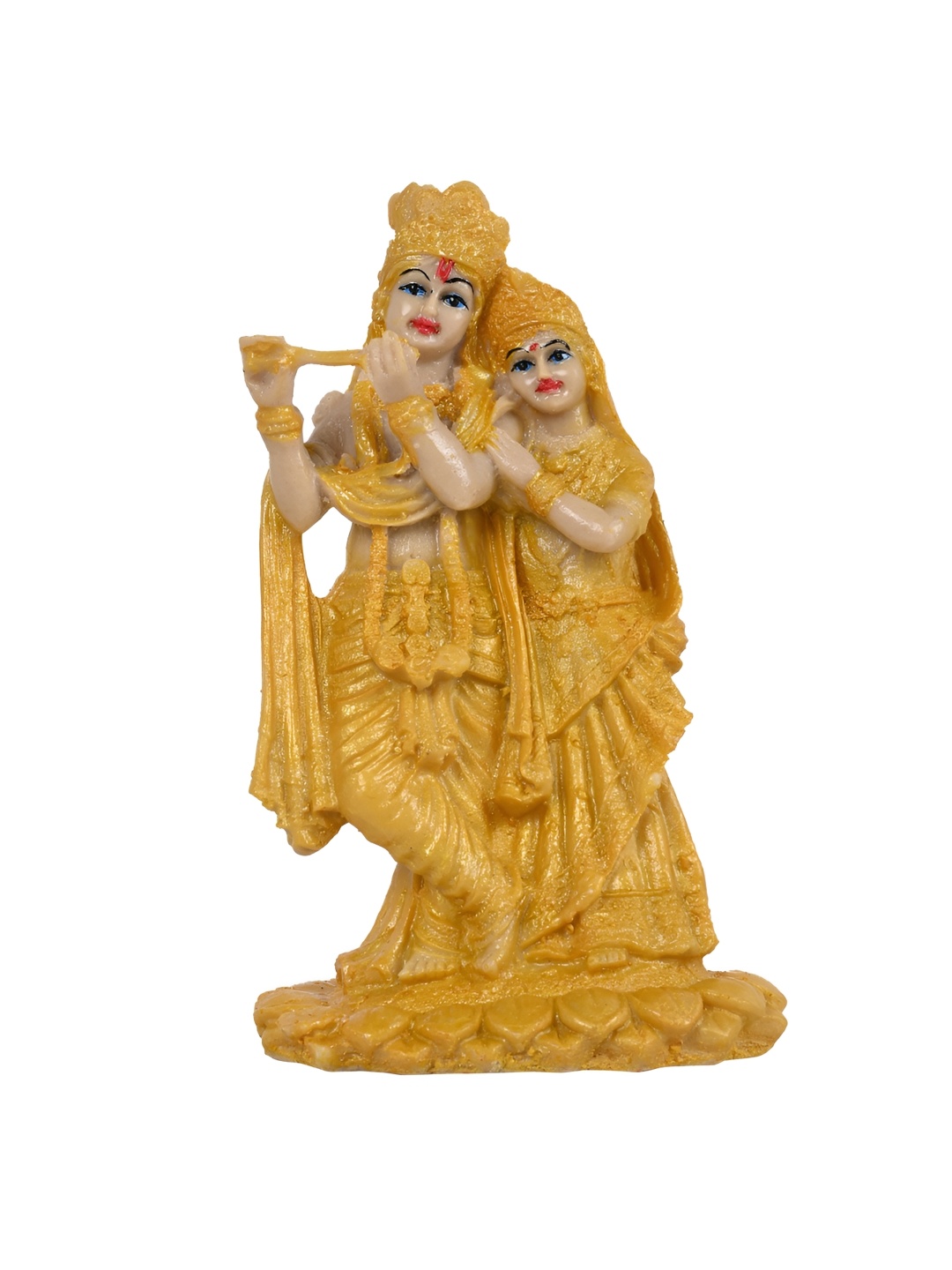 

Vikarafty Gold-Toned Radha Krishna Idol Showpiece