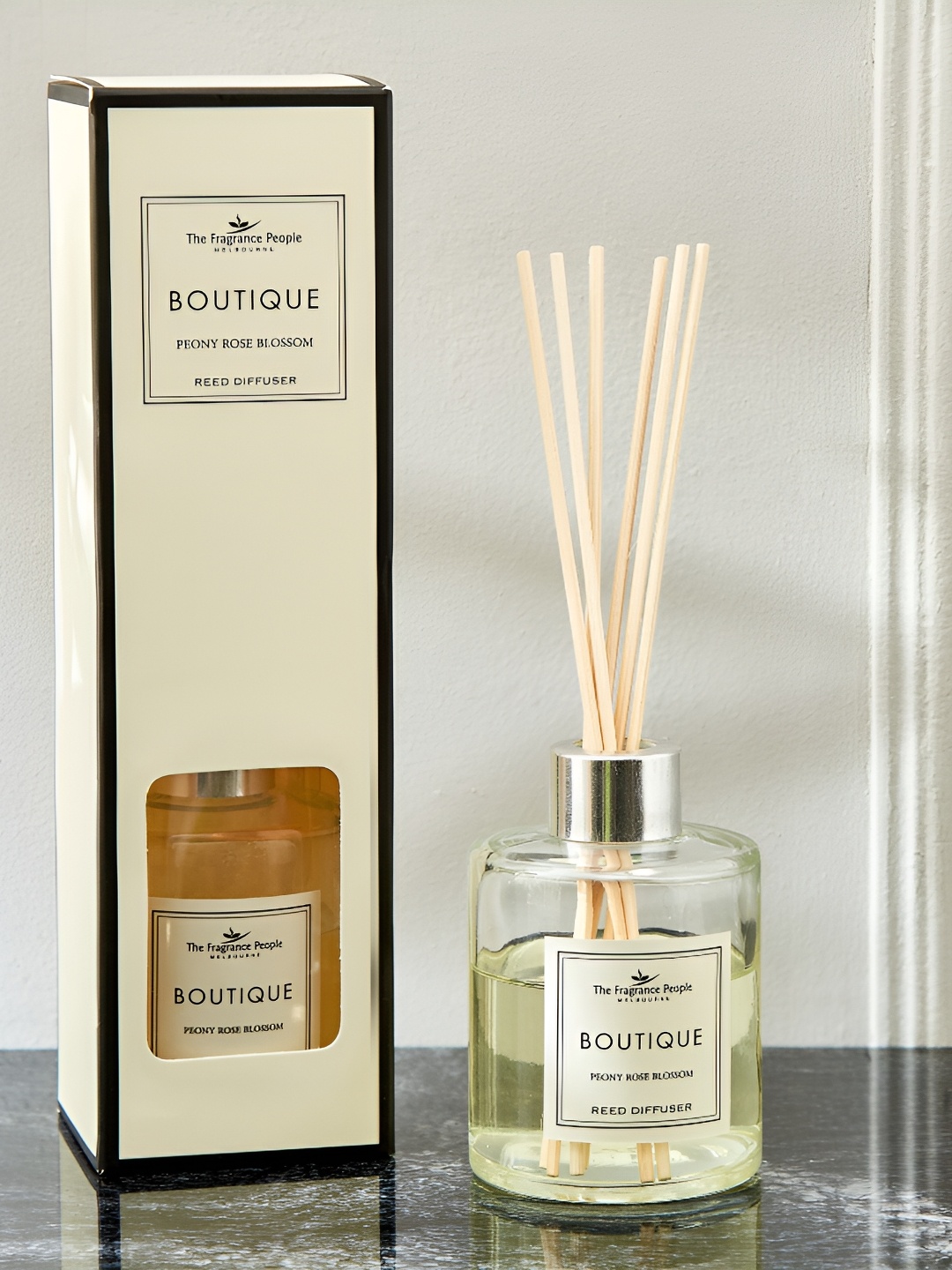 

Home Centre White Peony Rose Blossom Reed Diffuser Set 100 ml