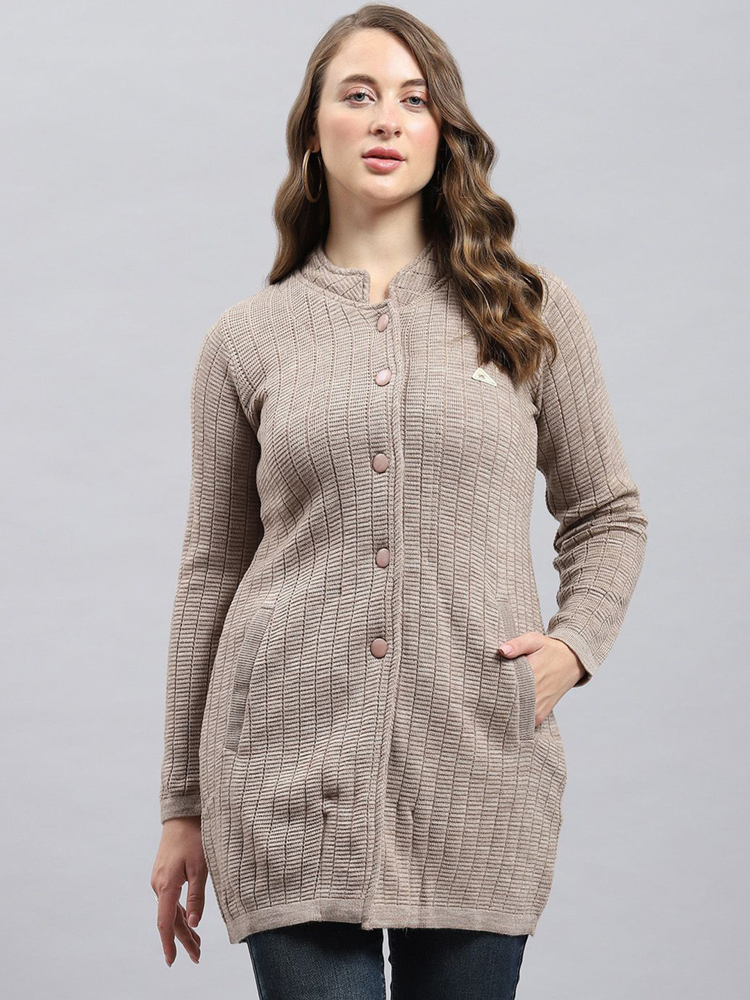 

Monte Carlo Self-Design Single-Breasted Overcoat, Beige
