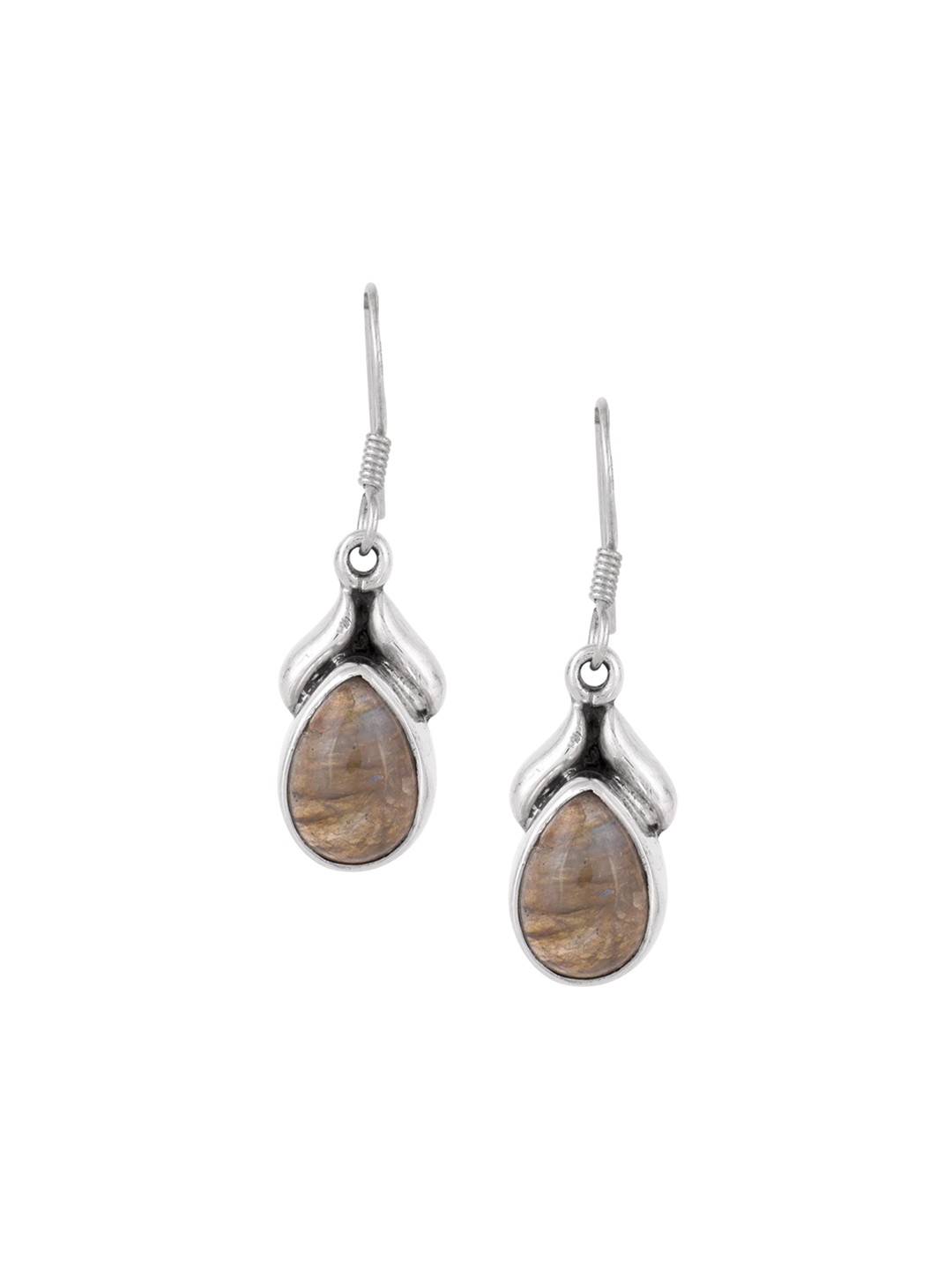

Indianshelf 92.5 Sterling Silver Contemporary Drop Earrings