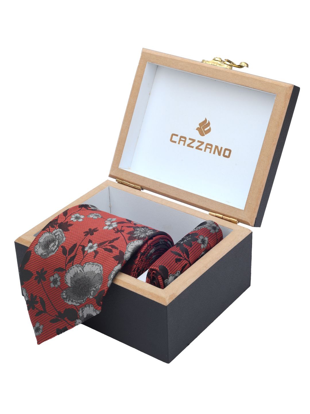 

Cazzano Men Accessory Gift Set of, Orange