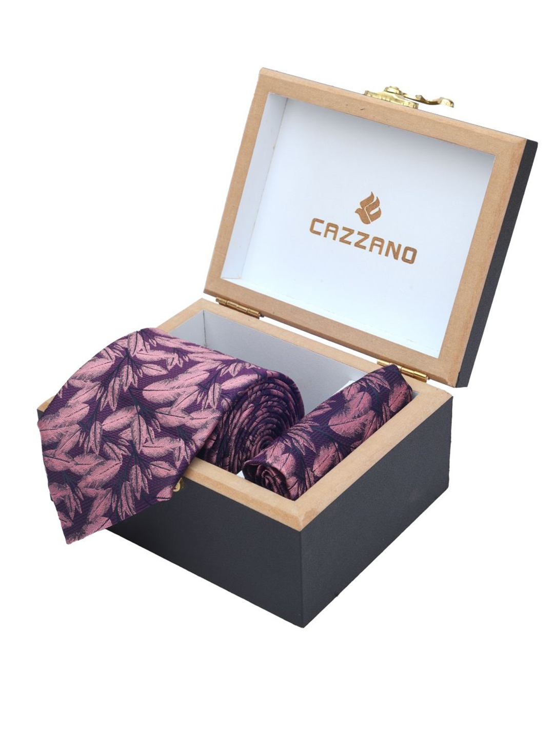 

Cazzano Men Accessory Gift Set of, Purple