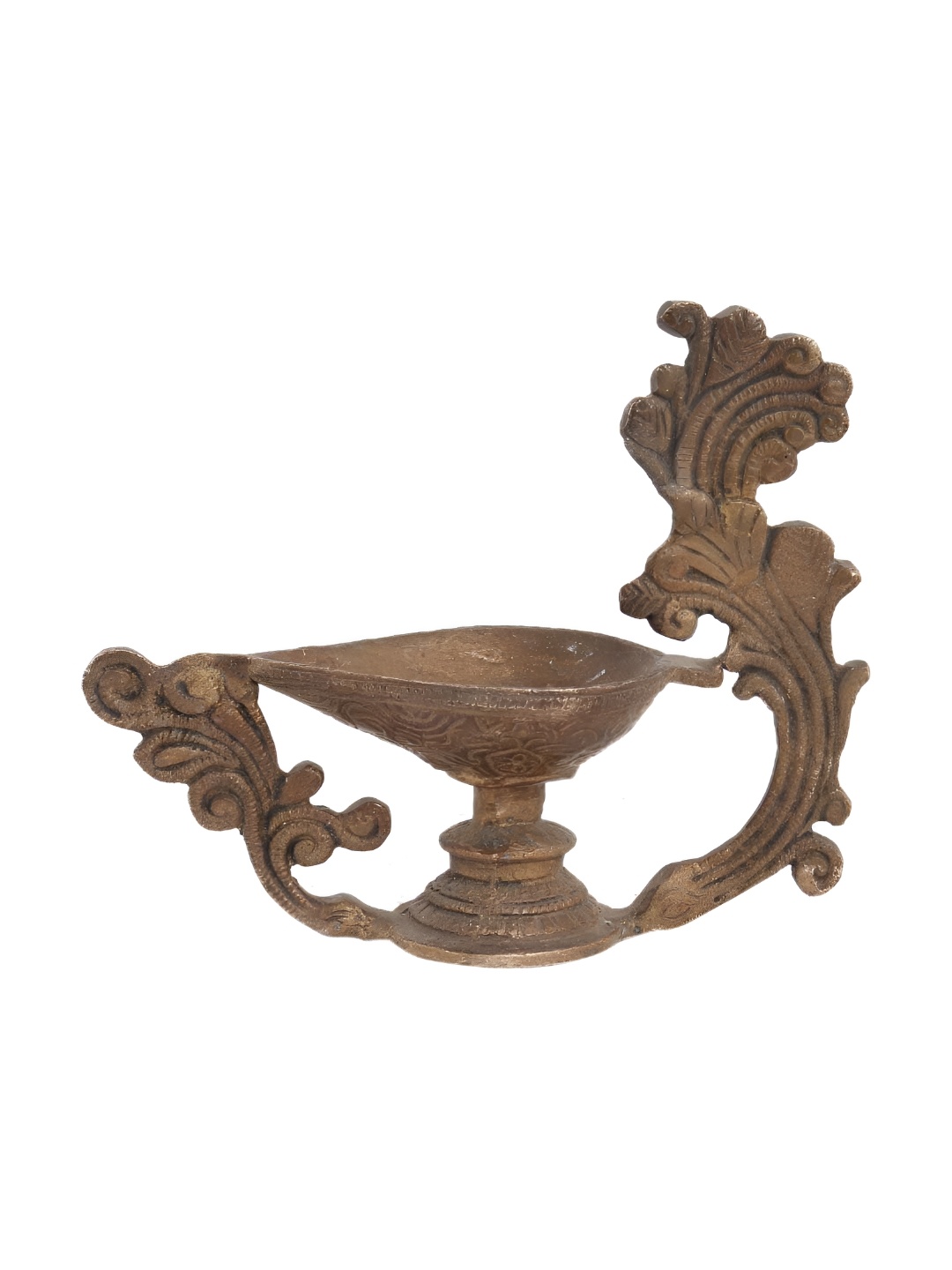 

Indianshelf Bronze Antique Brass Diwali Diya Oil Lamp