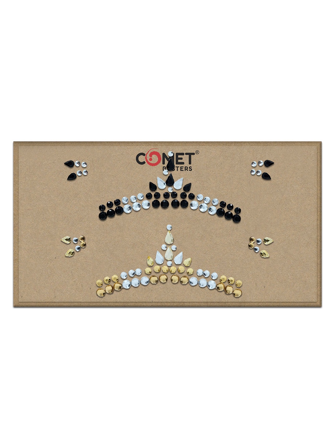 

Comet Busters Rhinestones Temporary Face & Body Jewel Bindi, Multi