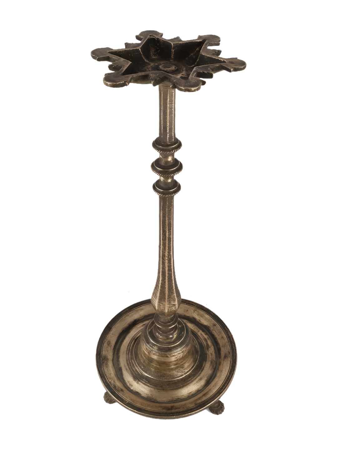 

Indianshelf Bronze Toned Textured Brass Pooja Diya