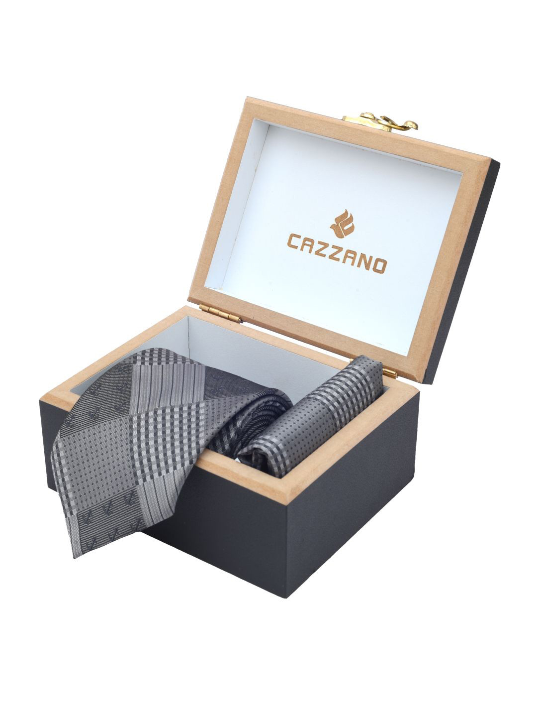 

Cazzano Men Accessory Gift Set of, Grey