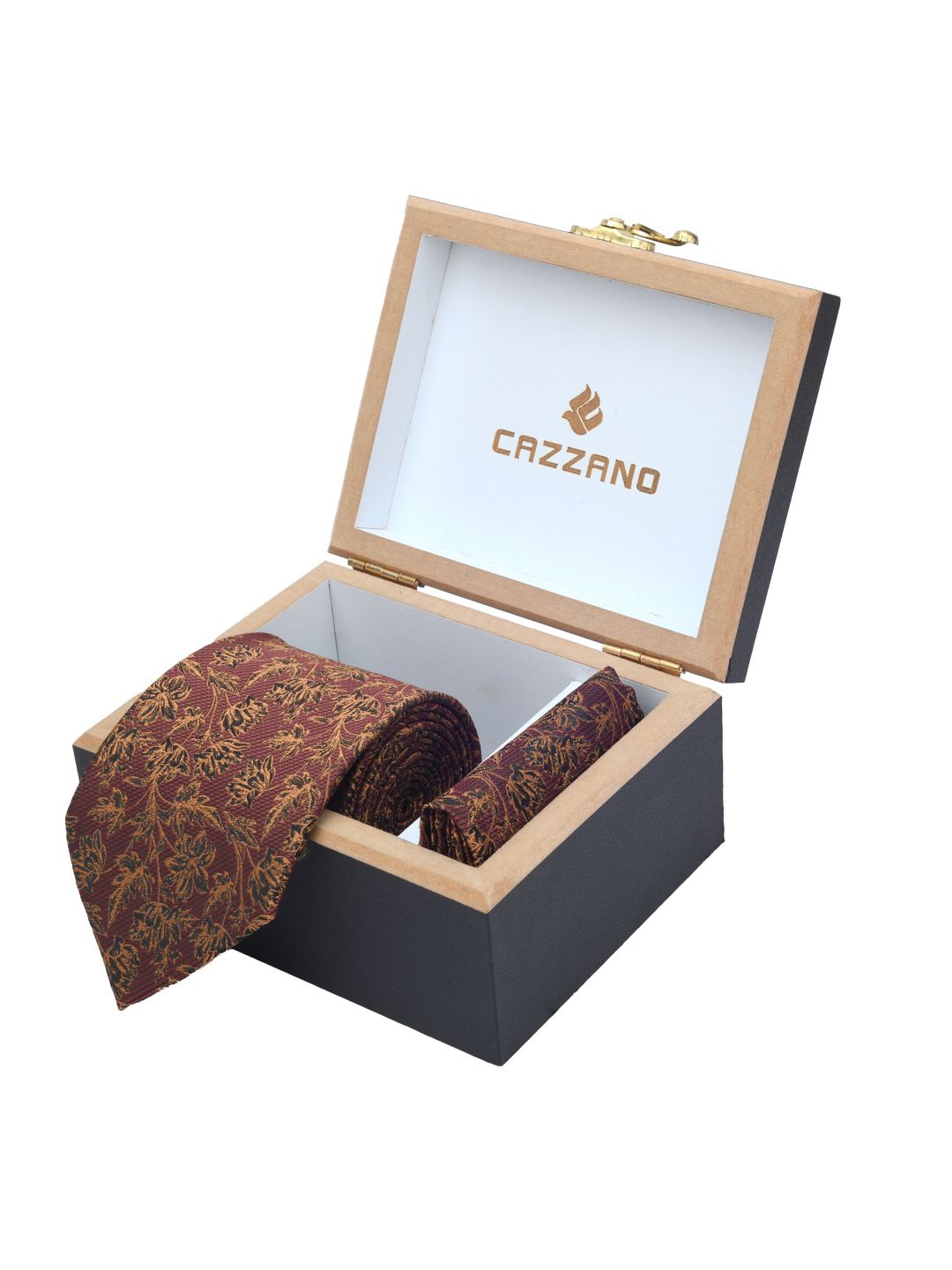 

Cazzano Men Accessory Gift Set of, Brown