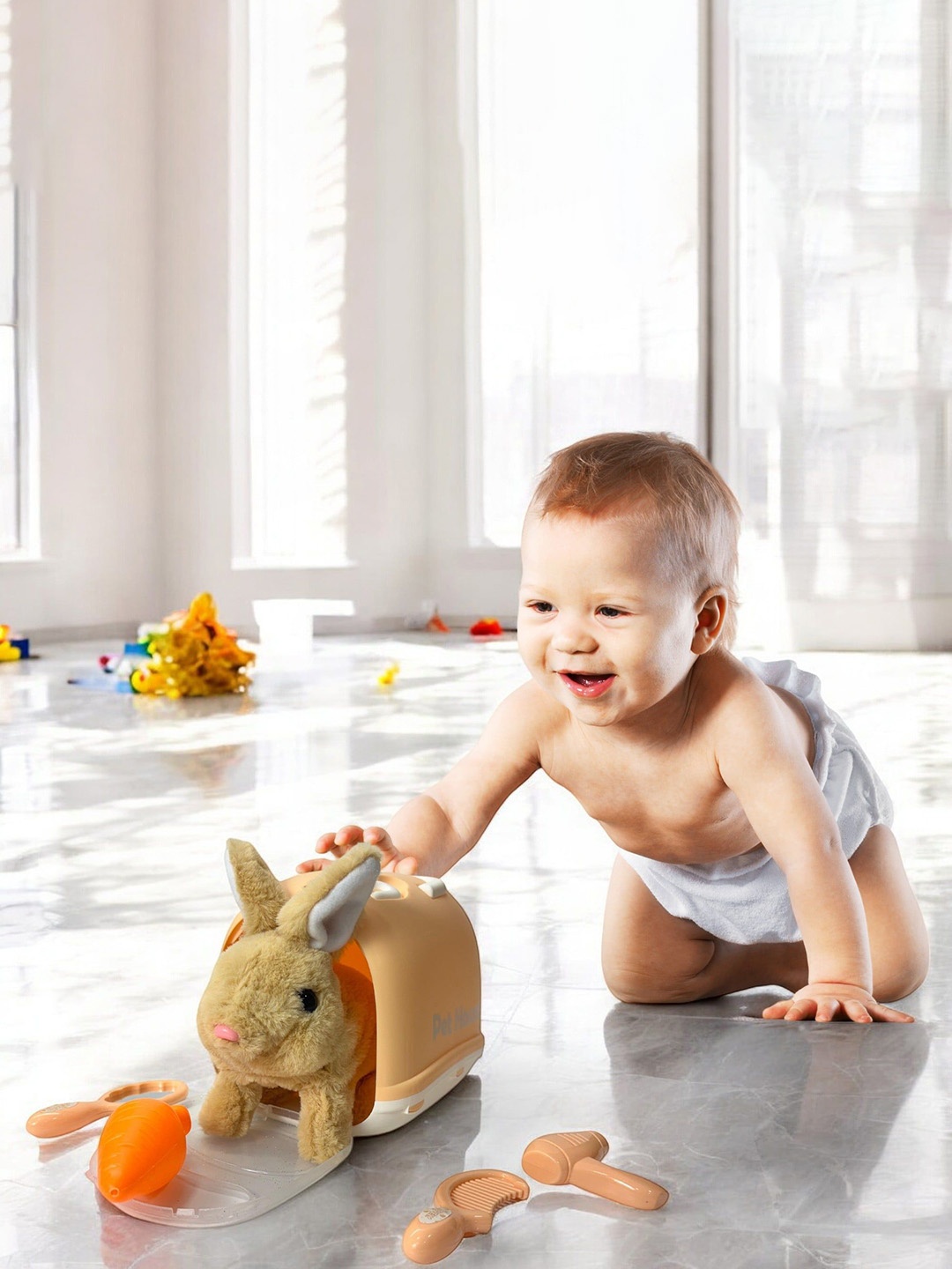 

PLANET of Toys Kids The Pets Lovely House, Yellow
