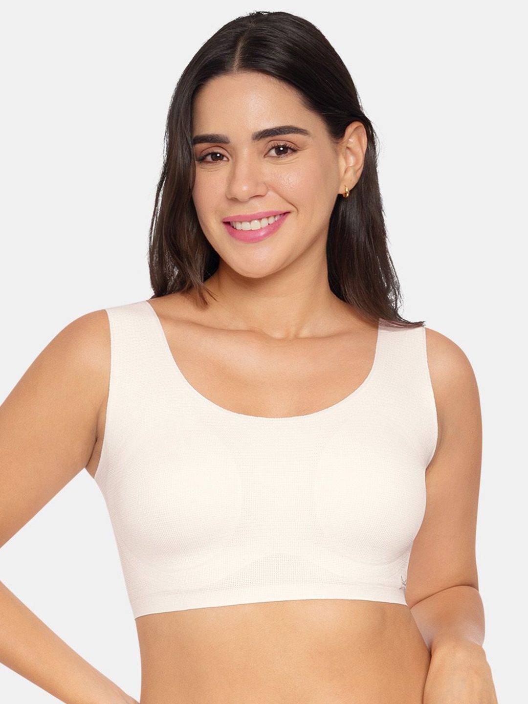 

Dermawear Full Coverage Lightly Padded Breezeology Bra, White
