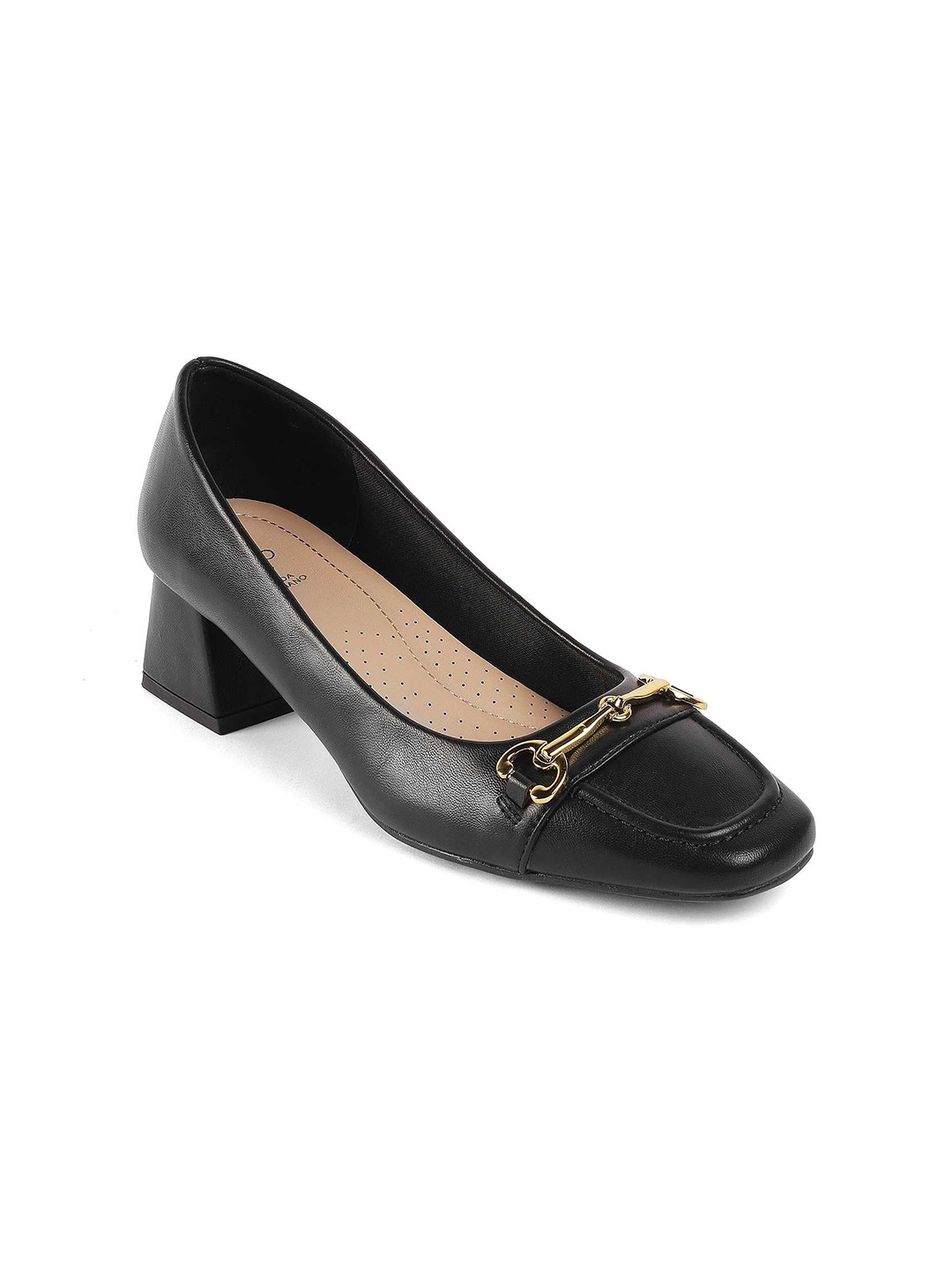

Tresmode Women Work Slim Heeled Pumps, Black