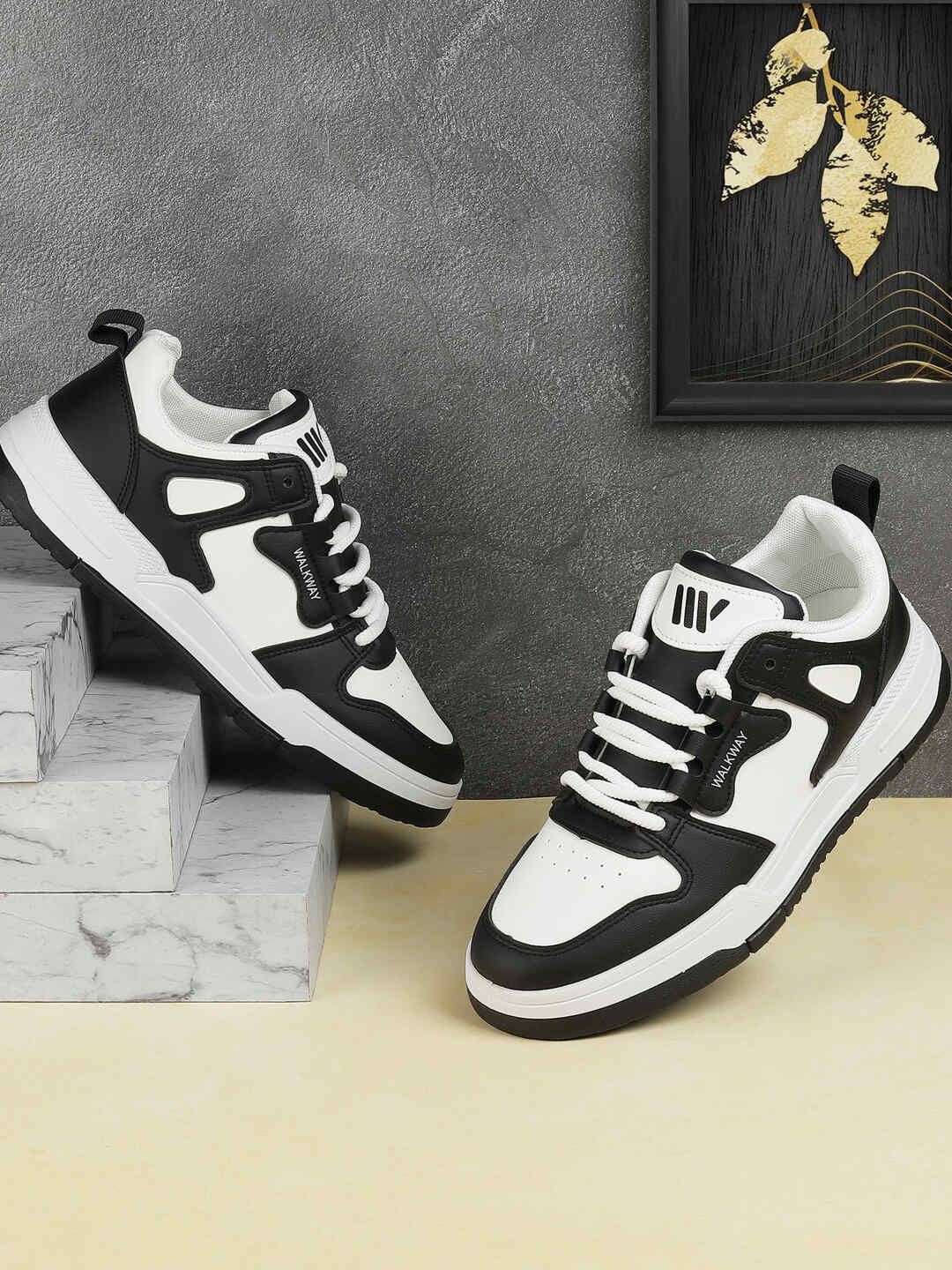 

WALKWAY by Metro Men Lace-Up Casual Sneakers, Black