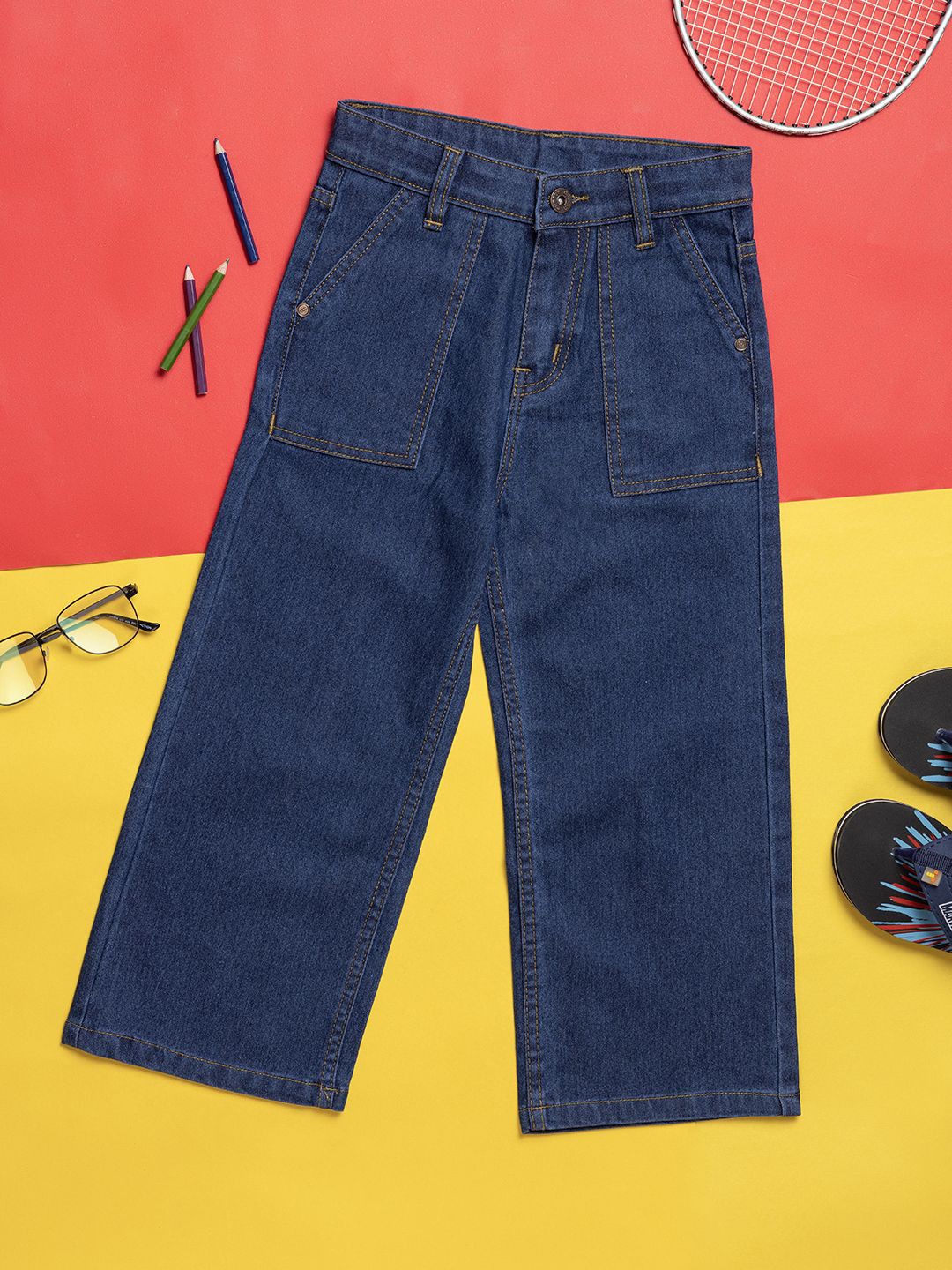 

Purple United Kids Girls Flared Jeans, Blue