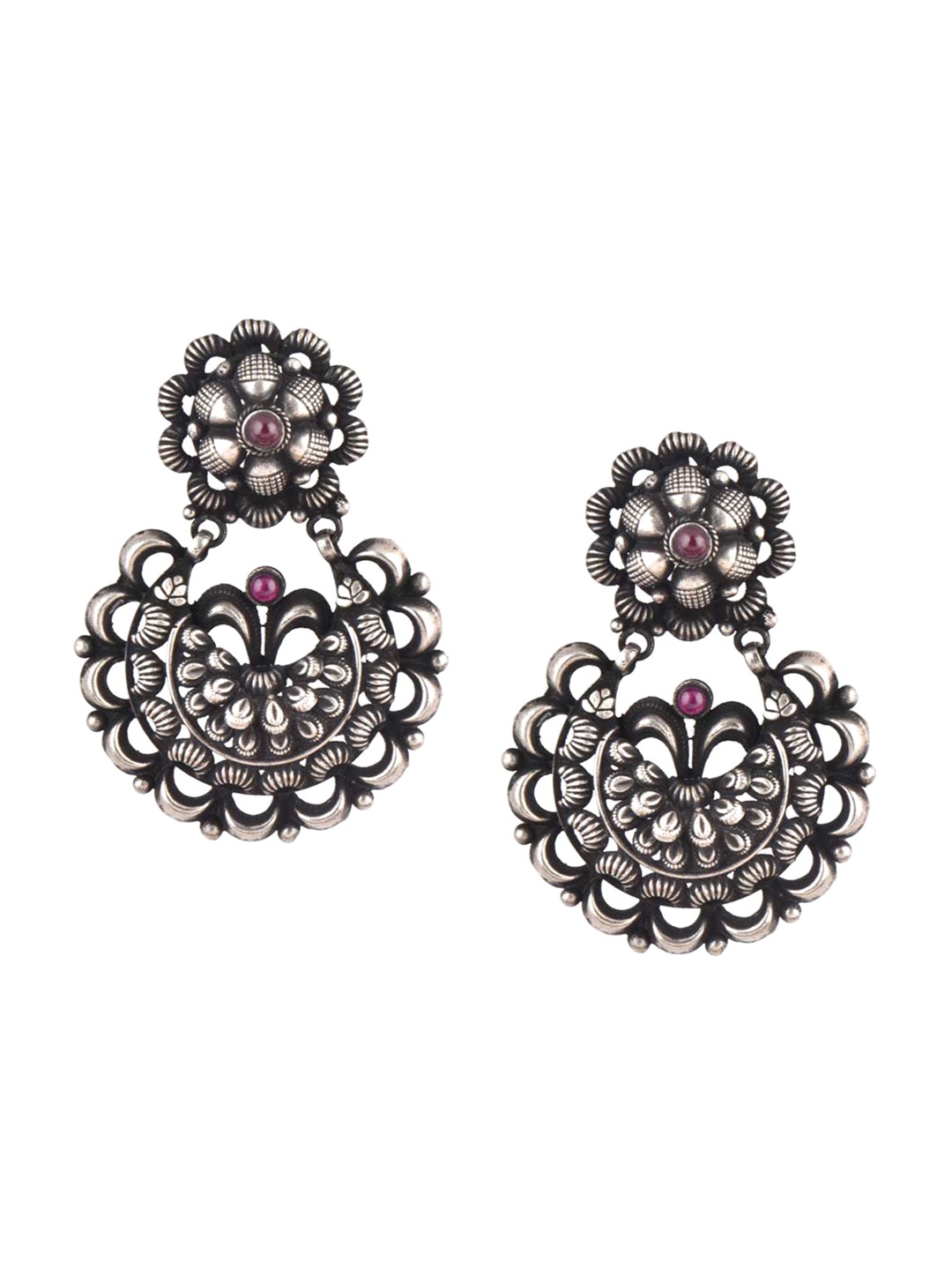 

Indianshelf 92.5 Sterling Silver Contemporary Drop Earrings