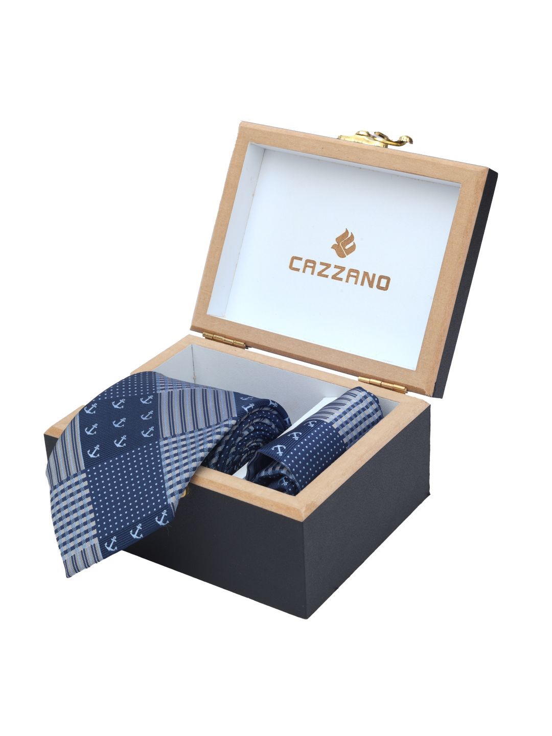 

Cazzano Men Accessory Gift Set of, Blue
