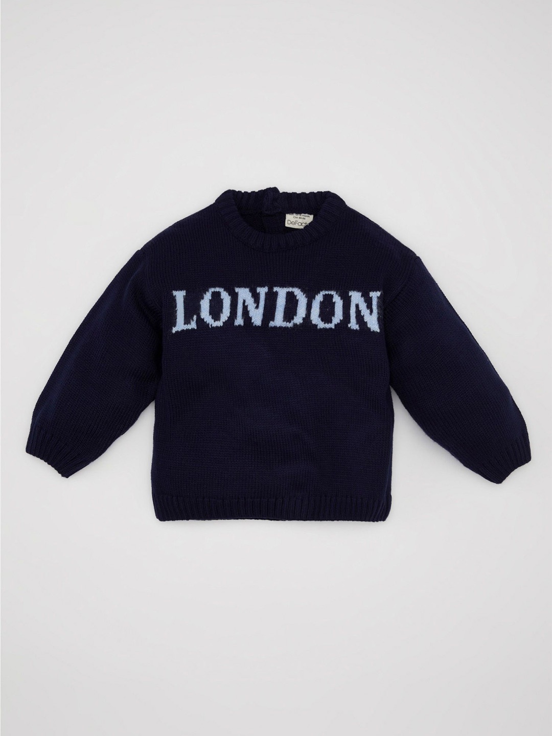 

DeFacto Boys Typography Pullover, Navy blue
