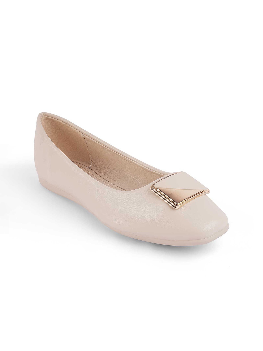 

Tresmode Women Solid Ballerinas with Bows, White
