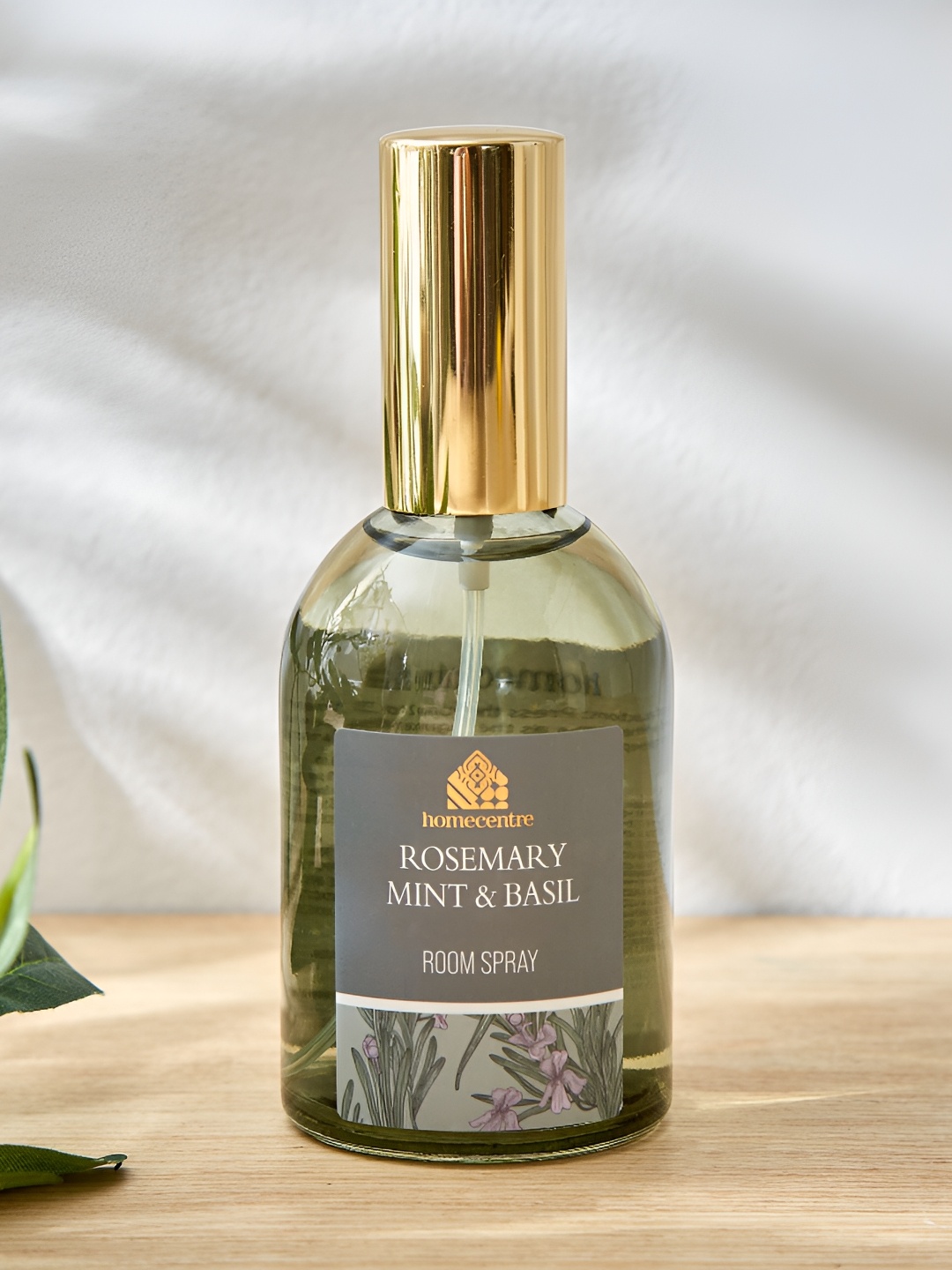 

Home Centre Yellow Utopia Rosemary Mint and Basil Room Spray - 100ml, Green