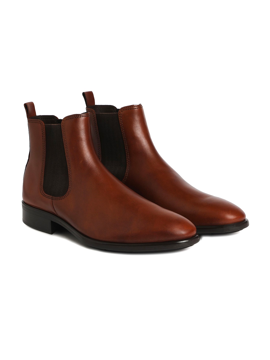 

ECCO Men Citytray Platform-Heeled Chelsea Boots, Brown