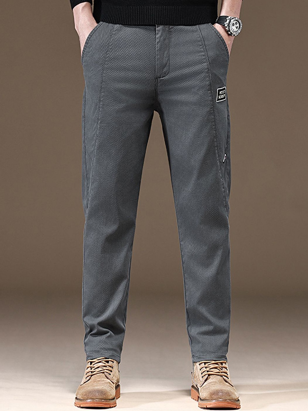 

StyleCast Men Chinos Trousers, Grey