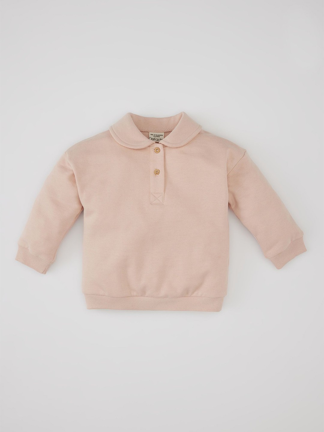 

DeFacto Girls Cotton Sweatshirts, Peach