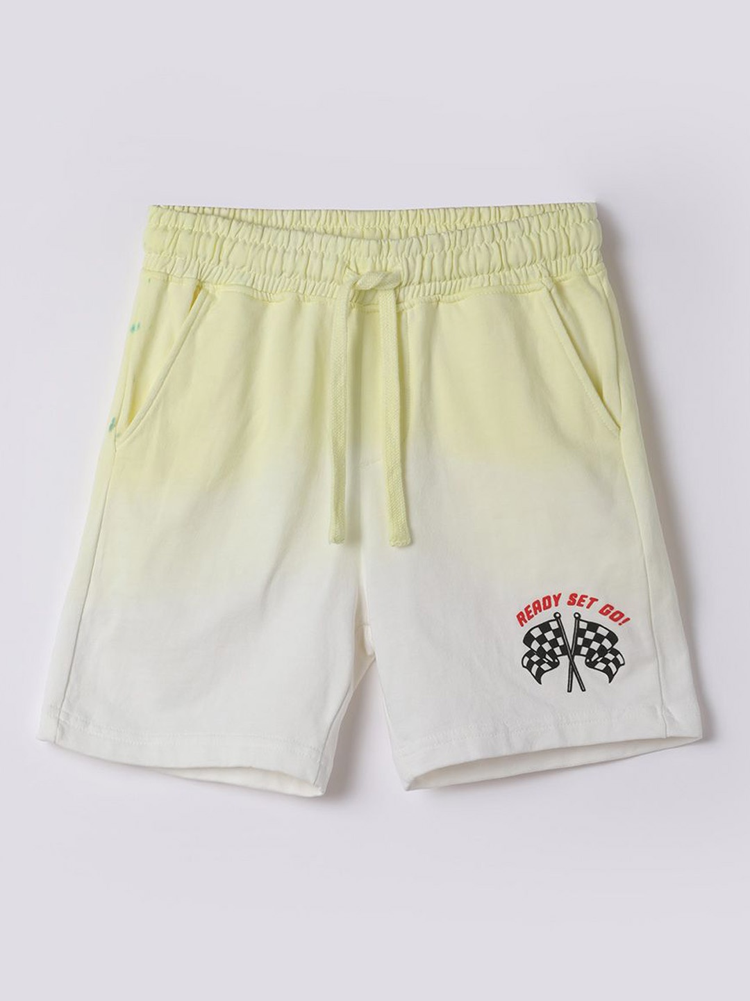 

Fame Forever by Lifestyle Boys Ombre Solid Shorts, Yellow