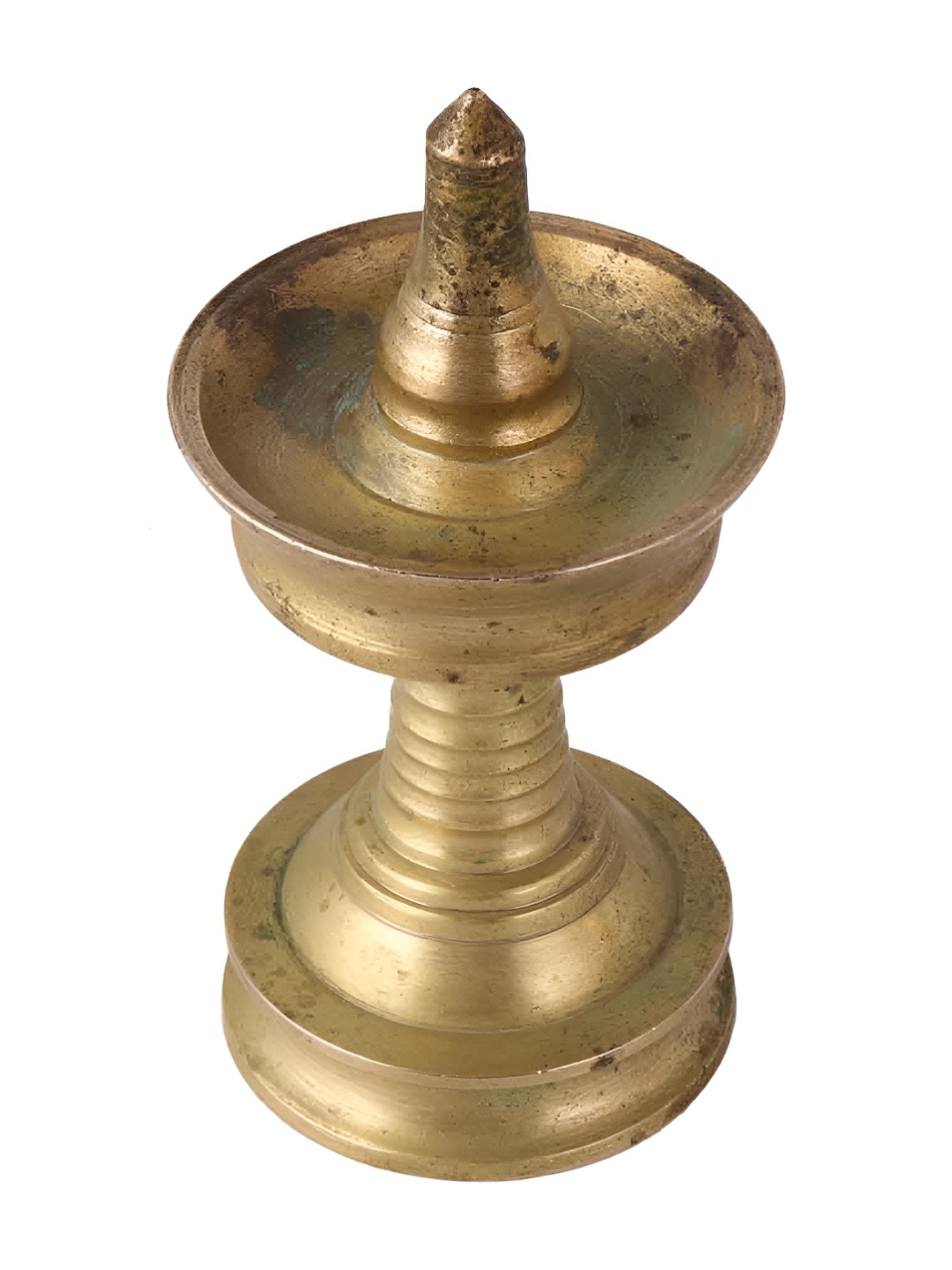 

Indianshelf Gold-Toned Brass Diwali Oil Lamp Diya