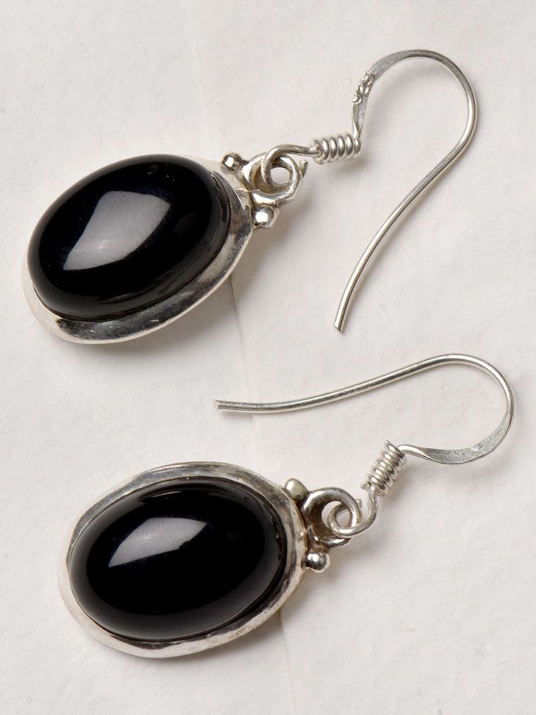 

Indianshelf92.5 Sterling Silver Contemporary Drop Earrings