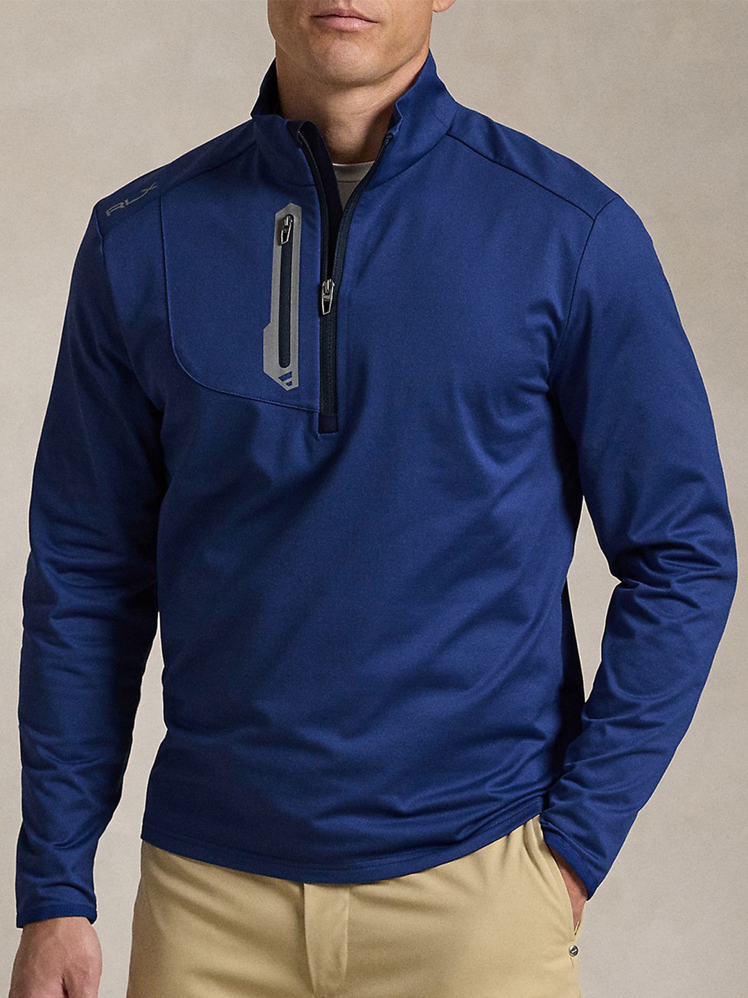 

Polo Ralph Lauren Men Solid Classic-Fit Stretch Jersey Sweater, Blue